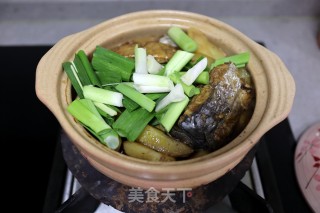 鲅鱼干炖山药的做法步骤：8