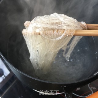 菠菜炖粉条的做法步骤：4