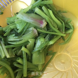 菠菜炖粉条的做法步骤：10