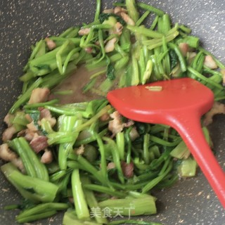 菠菜炖粉条的做法步骤：17