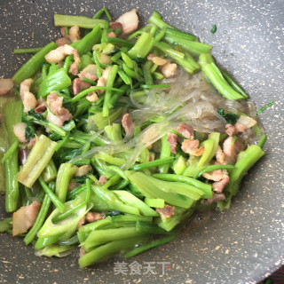 菠菜炖粉条的做法步骤：19
