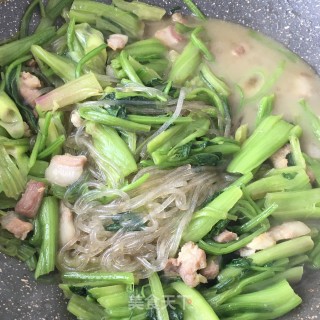 菠菜炖粉条的做法步骤：20