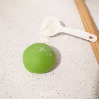 手擀菠菜面的做法步骤：11