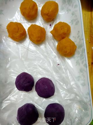 艾草青团的做法步骤：7