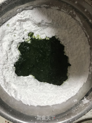 艾糍粑的做法步骤：11