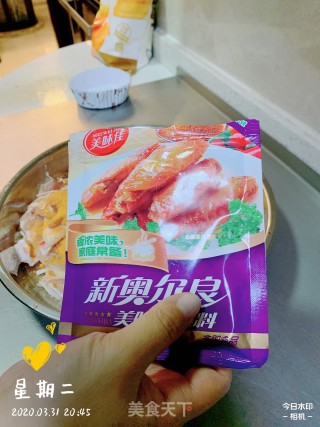 奥尔良鸡扒的做法步骤：4