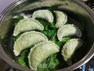 【清明果】艾草青饺的做法步骤：13