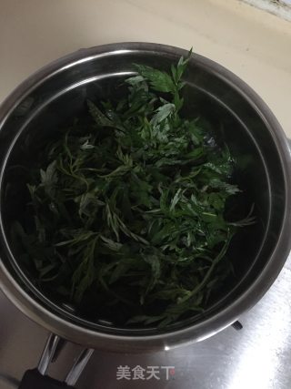 艾叶饼的做法步骤：3