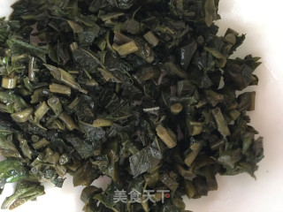 韭菜香椿鸡蛋炒饭的做法步骤：2