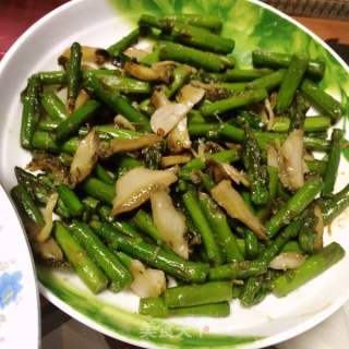 鲍鱼炒芦笋的做法步骤：6