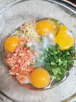 鸡蛋西葫芦肉饼的做法步骤：6