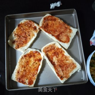 吐司版披萨的做法步骤：7