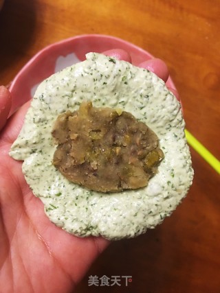 艾饼的做法步骤：3