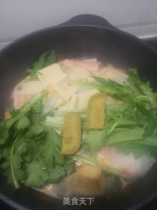咖喱蔬菜海鲜汤的做法步骤：3