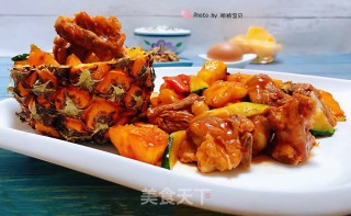 糖醋菠萝排骨的做法步骤：12