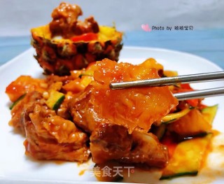 糖醋菠萝排骨的做法步骤：13