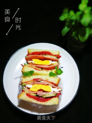 吐司版口袋面包的做法步骤：13