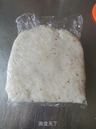 油炸粢饭糕的做法步骤：3