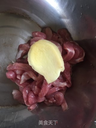 枸杞叶肉丝汤的做法步骤：4