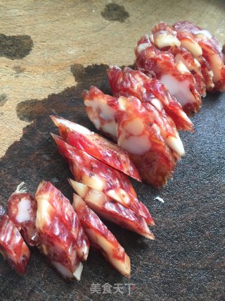 辣椒炒荞头的做法步骤：1