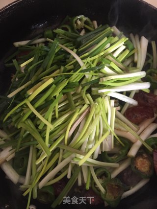 辣椒炒荞头的做法步骤：9
