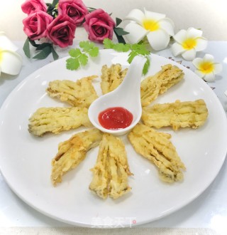 炸杏鲍菇的做法步骤：10