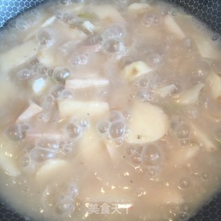 虾皮葱香焖山药的做法步骤：5