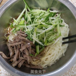 牛肉丝拌面的做法步骤：8