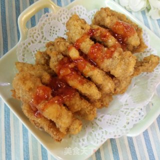 炸鸡柳的做法步骤：11