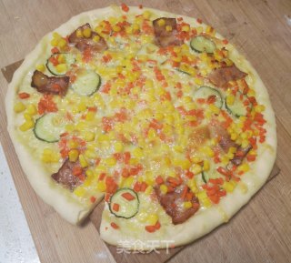 美味披萨～电饼铛版的做法步骤：11