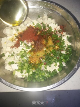 鲜嫩多汁豆腐包的做法步骤：8