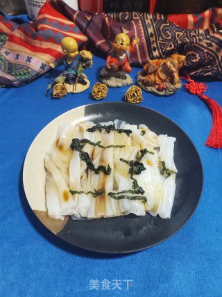紫苏叶酱油蒸陈村粉的做法步骤：6