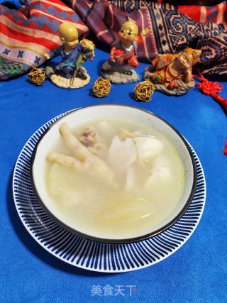 鸡爪煲山药薏仁汤的做法步骤：10