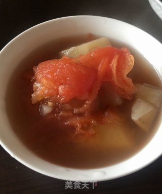 蕃茄土豆玉米汤的做法步骤：12