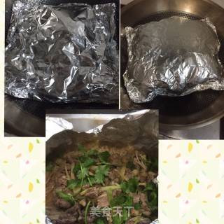 锡纸牛肉的做法步骤：4