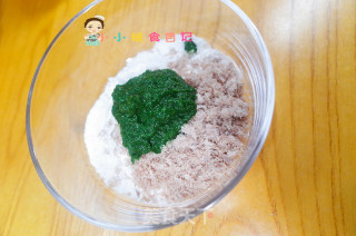 9个月以上菠菜肉末脆饼的做法步骤：4