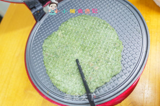 9个月以上菠菜肉末脆饼的做法步骤：7