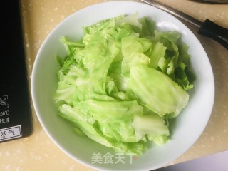 白灼甘蓝的做法步骤：3