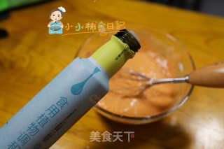 9个月以上胡萝卜肉末脆片的做法步骤：5