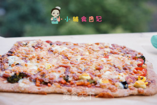 12个月以上香肠披萨的做法步骤：12