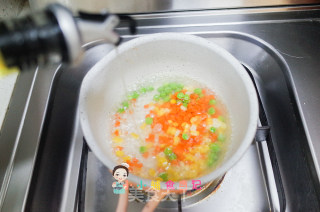 12个月以上杂蔬鸡肉包饭的做法步骤：3