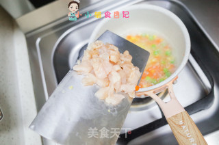 12个月以上杂蔬鸡肉包饭的做法步骤：4