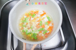 12个月以上杂蔬鸡肉包饭的做法步骤：5