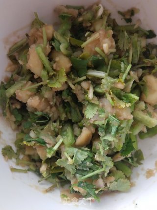 蒜香土豆泥拌茄子的做法步骤：5