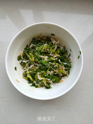 香菜拌虾皮的做法步骤：7