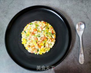蛋炒饭的做法步骤：9