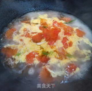 西红柿蛋花汤的做法步骤：6