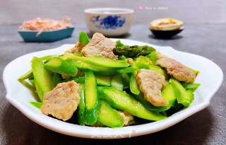 芦笋炒肉片的做法步骤：13