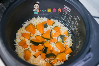 12个月以上南瓜焗饭的做法步骤：2