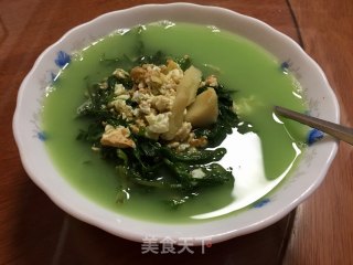 艾叶蛋汤的做法步骤：8
